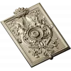 Cherubic Medallion Relief STL