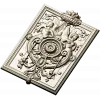 Cherubic Medallion Relief STL