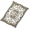 Rose Medallion Vine Panel - STL 3D model for CNC milling