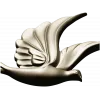 Dove Relief STL - Decorative 3D Model for CNC