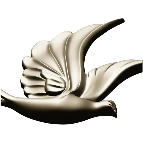 Dove Relief STL - Decorative 3D Model for CNC