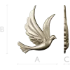 Dove Relief STL - Decorative 3D Model for CNC