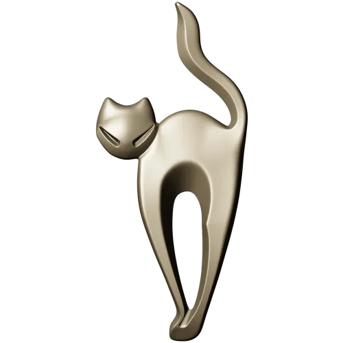 STL модель "Кошачья грация" - 3D модель stl для ЧПУ
