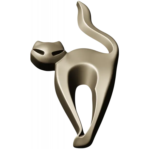 STL модель "Кошачья грация" - 3D модель stl для ЧПУ