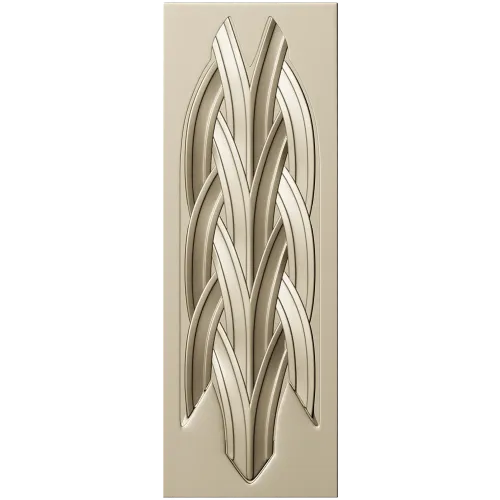 Braided Vertical Panel STL for CNC Router