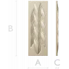 Braided Vertical Panel STL for CNC Router