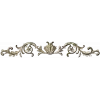 Rococo Floral Scroll STL for CNC - High-Relief 3D Model