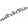 Rococo Floral Scroll STL for CNC - High-Relief 3D Model