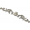 Rococo Floral Scroll STL for CNC - High-Relief 3D Model
