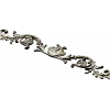 Rococo Floral Scroll STL for CNC - High-Relief 3D Model