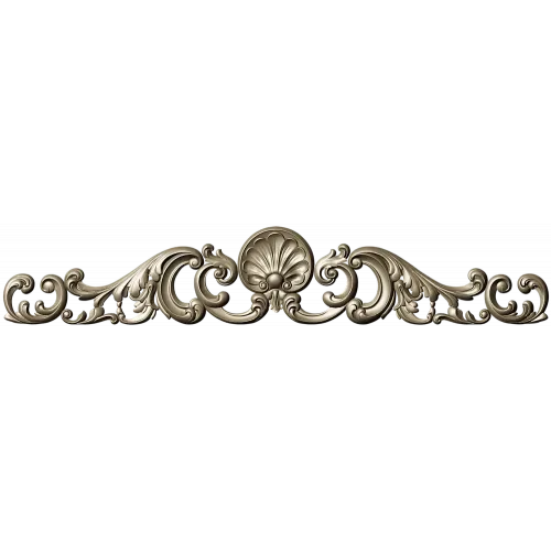 Baroque Shell Crest STL for CNC Router