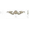 Shell Rocaille Applique - 3D STL model for CNC milling