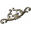 Rococo Acanthus Cartouche STL 3D model for CNC
