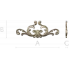 Rococo Acanthus Cartouche STL 3D model for CNC