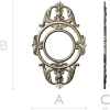 Baroque Acanthus Medallion - STL 3D model for CNC