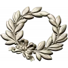 Laurel Wreath Relief STL for CNC