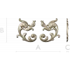 Рокайльные угловые накладки - 3D модель STL для ЧПУ