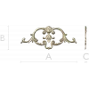 Флорентийский картуш - декоративная 3D модель STL для ЧПУ