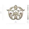 Baroque Shell Cartouche - STL 3D Model for CNC