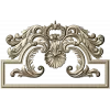 Rococo Acanthus Pediment STL for CNC milling