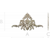 Aurielle Acanthus Cartouche - STL 3D model for CNC