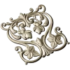 Классический растительный картуш - 3D модель STL для ЧПУ