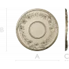 Floral Wreath Medallion STL for CNC
