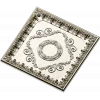 Aurelia Rosette Panel - Baroque Square Decorative STL