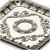 Aurelia Rosette Panel - Baroque Square Decorative STL