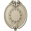 Oval Floral Medallion - STL 3D Model for CNC Routing