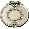 Oval Floral Medallion - STL 3D Model for CNC Routing