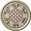 Round Floral Rosette STL for CNC Milling