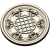 Round Floral Rosette STL for CNC Milling