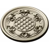 Round Floral Rosette STL for CNC Milling