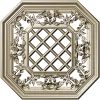 Octagonal Floral Lattice 3D STL for CNC