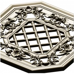 Восьмиугольная резная решётка "Флёрент"