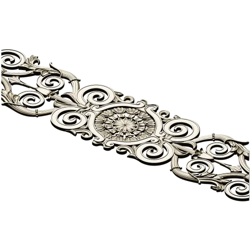 Aurelia Rosette Frieze - STL 3D model for CNC carving