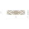 Aurelia Rosette Frieze - STL 3D model for CNC carving