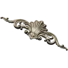 Rococo Shell Cartouche - STL 3D Model for CNC