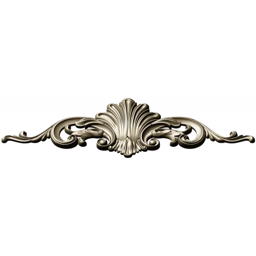 Rococo Shell Cartouche - STL 3D Model for CNC
