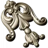 Rococo Acanthus Tassel STL for CNC