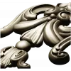 Rococo Acanthus Tassel STL for CNC