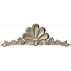 Shell & Garland Crest - STL 3D model for CNC carving