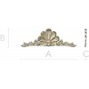 Shell & Garland Crest - STL 3D model for CNC carving