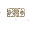 Барочный картуш с розеткой - 3D модель STL для ЧПУ