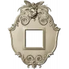 Ornate Dove Crest Frame STL for CNC