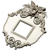 Ornate Dove Crest Frame STL for CNC