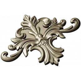 Gilded Acanthus Crest