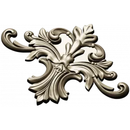 Gilded Acanthus Crest