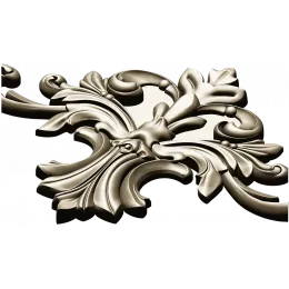 Gilded Acanthus Crest